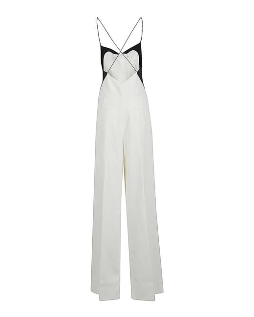 Tom Ford White Silk Long Jumpsuit