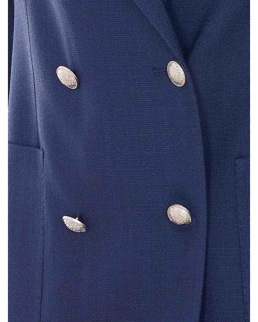 Tagliatore Blue J-Nayade Double Breasted Jacket