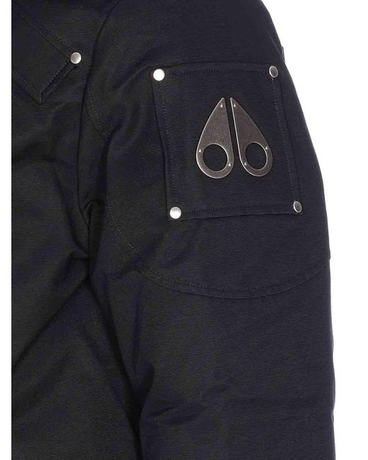 Moose Knuckles Blue Coats for men