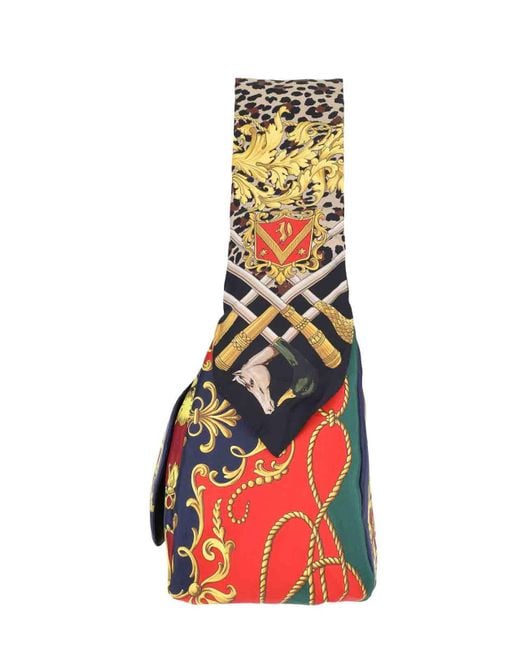 Junya Watanabe Multicolor Silk Shoulder Bag for men
