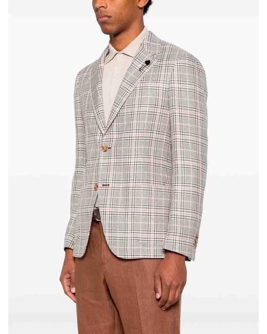 Lardini White 'Roma' Jacket for men