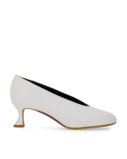 Moschino White Decollete Duck