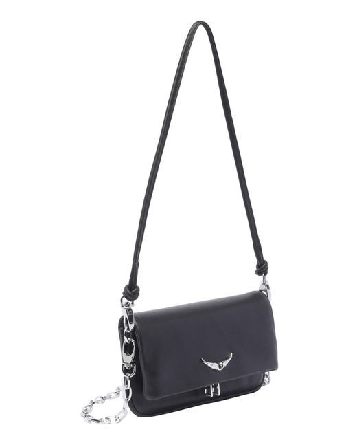 Zadig & Voltaire Black Rock Nano Eternal Shoulder Bag