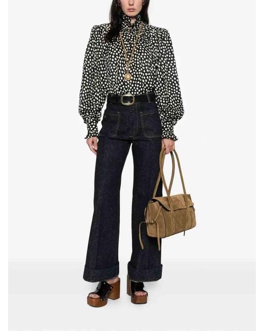 Chloé Black Blouses