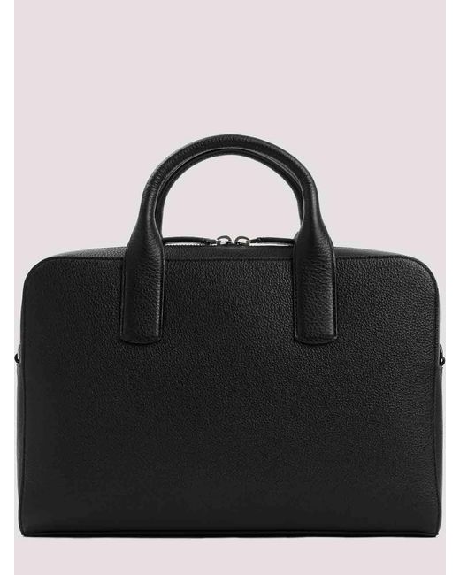 Giorgio Armani Black Briefcase Bag for men
