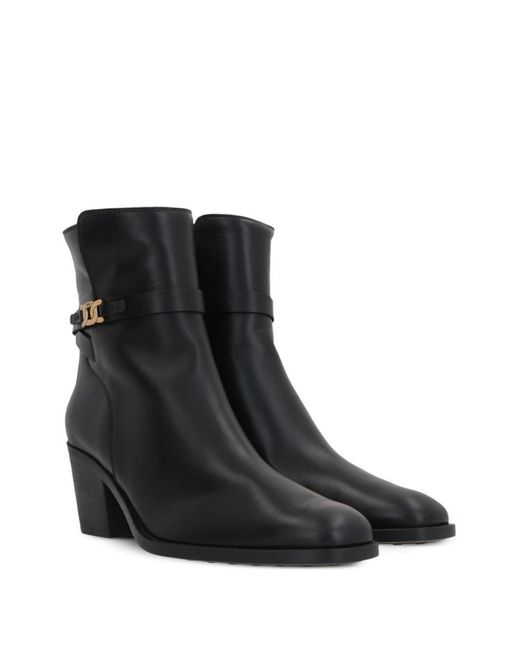 Tod's Black Tronchetto Belt T65
