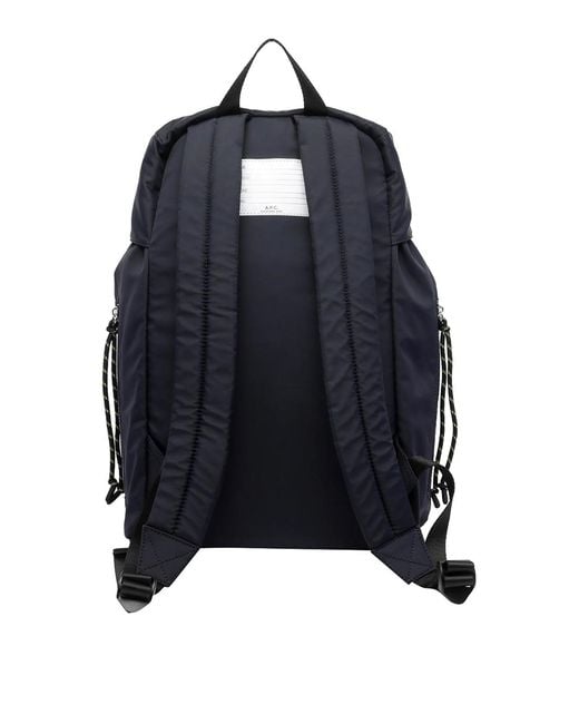 A.P.C. Black Trek Backpack for men