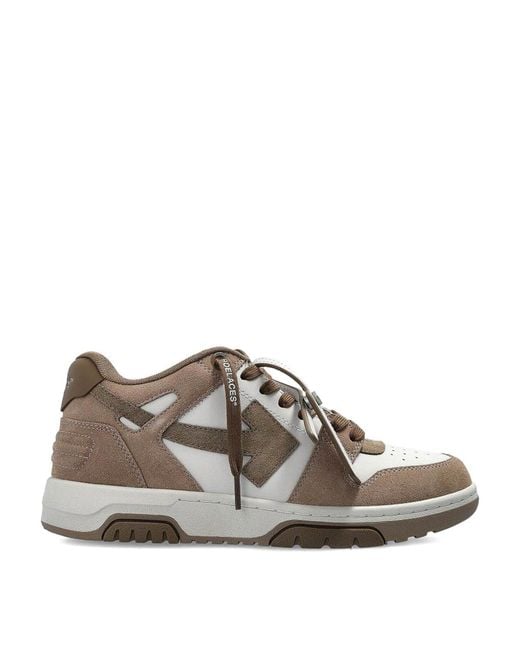 Off-White c/o Virgil Abloh Brown Sneakers Out Of Office for men