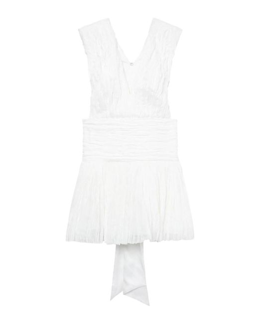 Aje. White Escapist Mini Dress