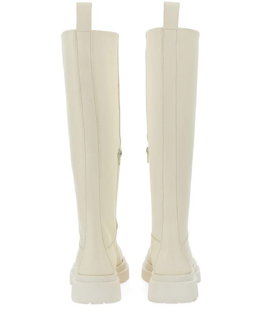 Leonie Hanne White Leather Boot