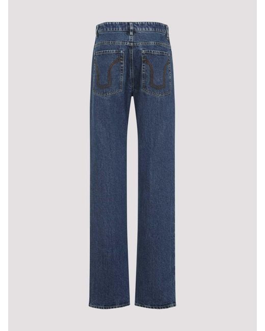 Jil Sander Blue 114 Treated Trousers