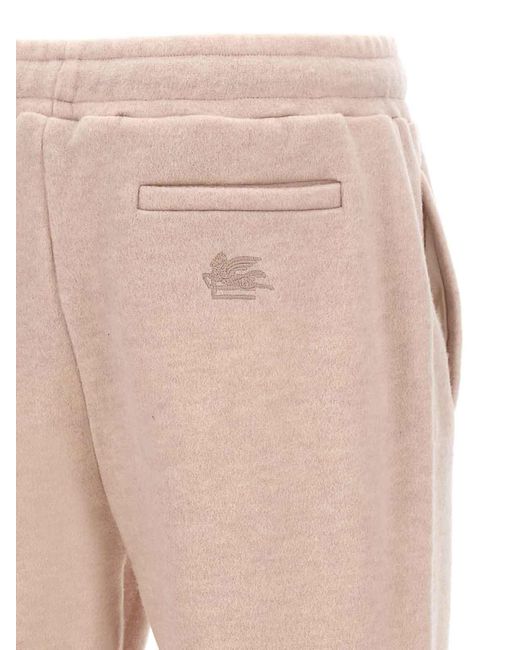 Etro Natural Wool Joggers for men