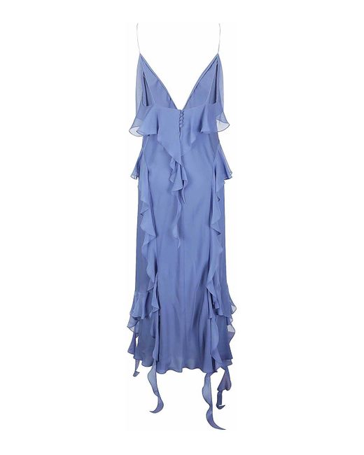 Khaite Blue Pim Dress