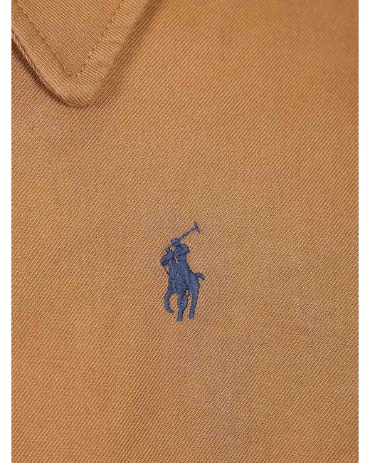 Polo Ralph Lauren Brown Oversized Cotton Windbreaker