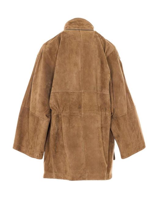 Brunello Cucinelli Natural Suede Jacket