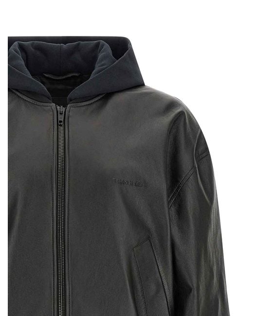 Balenciaga Black Salon De Couture' Bomber Jacket for men