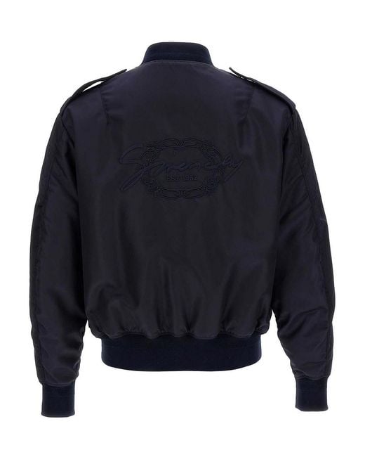 Givenchy Blue Bomber Jacket for men
