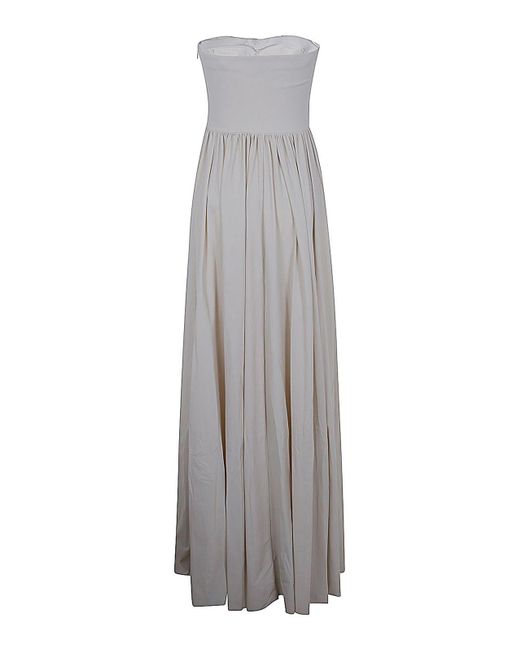 La Petite Robe Di Chiara Boni Gray Long Dresses