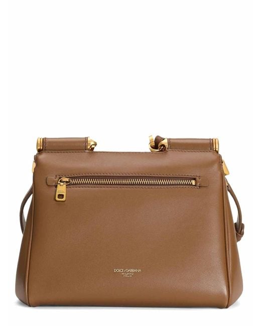 Dolce & Gabbana Brown My Sicily Handbag