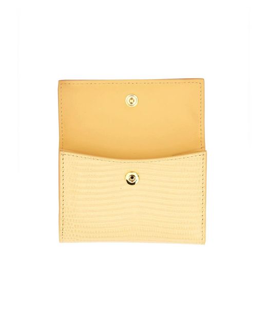 Jil Sander Yellow Wallets & Purses