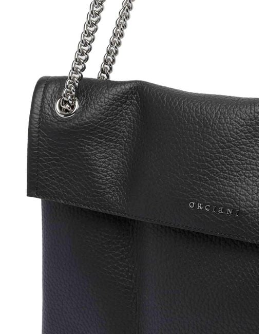 Borsa A Tracolla Nera di Orciani in Black