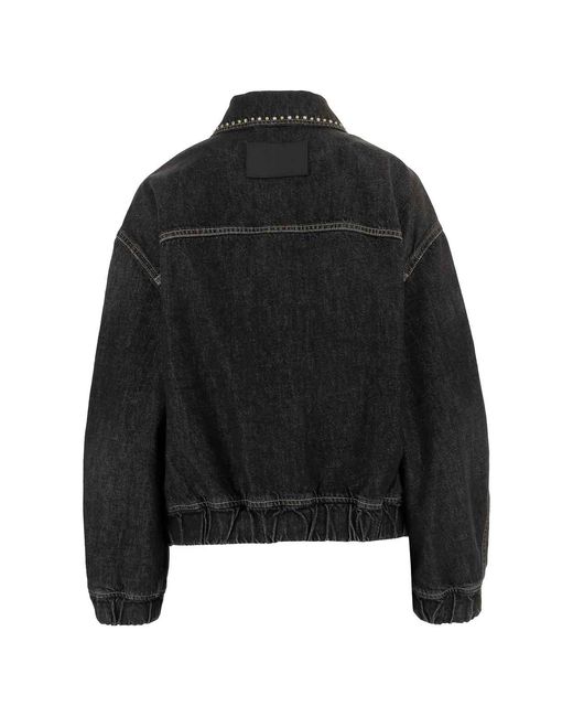 Versace Black Blouson Denim