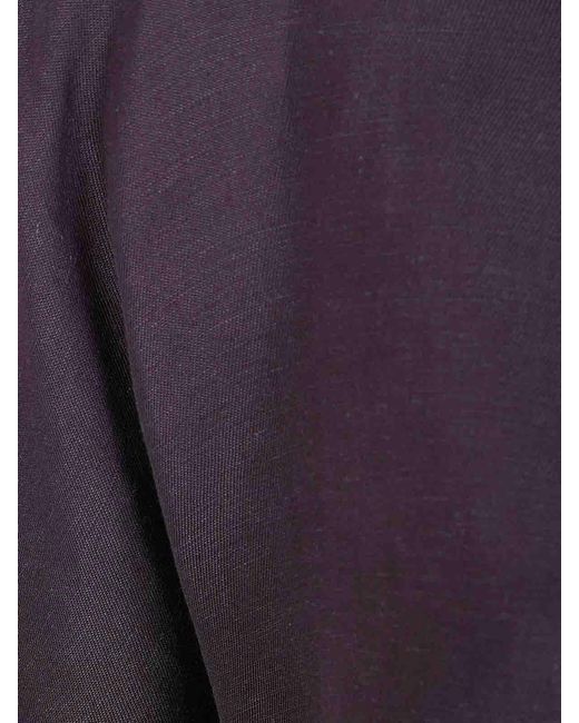 Liviana Conti Purple Natalie Midi Dress