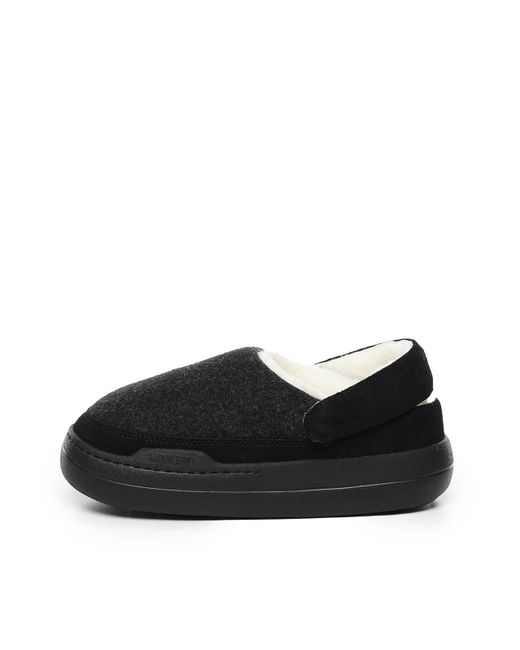 Moon Boot Black Mb Park Clog Felt
