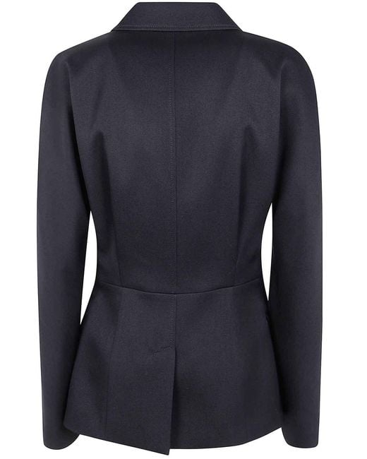 Lanvin Blue Single-Breasted Tailored Jacket