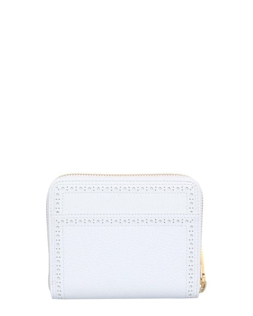 Thom Browne White Wallet With Zip