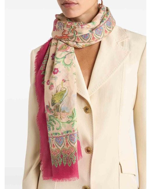 Etro Pink Scarf