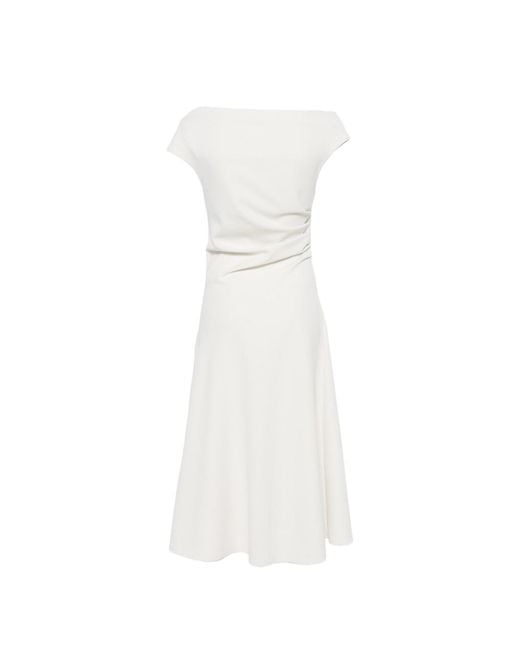 P.A.R.O.S.H. White Midi Dress