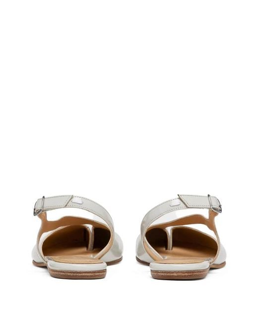 Maison Margiela Natural Tabi Flat Slingback