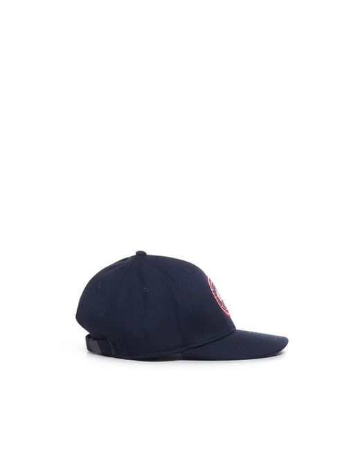 Canada Goose Blue Adjustable Hat With Logo