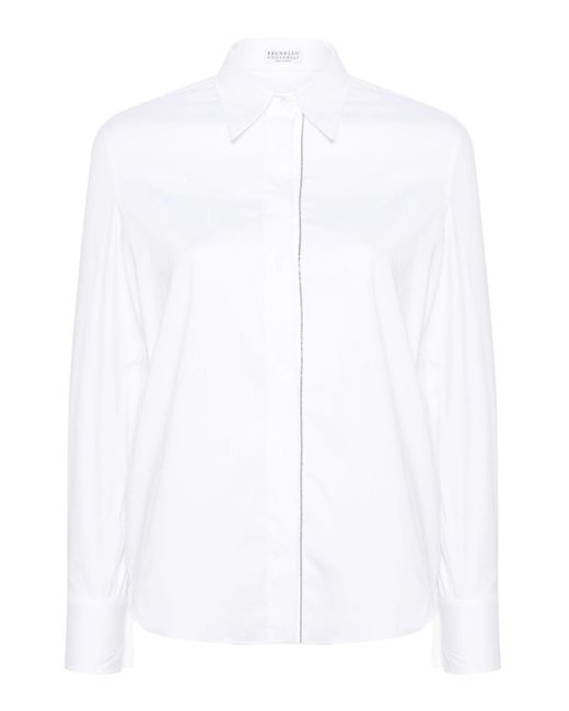Brunello Cucinelli White Sample With Beads