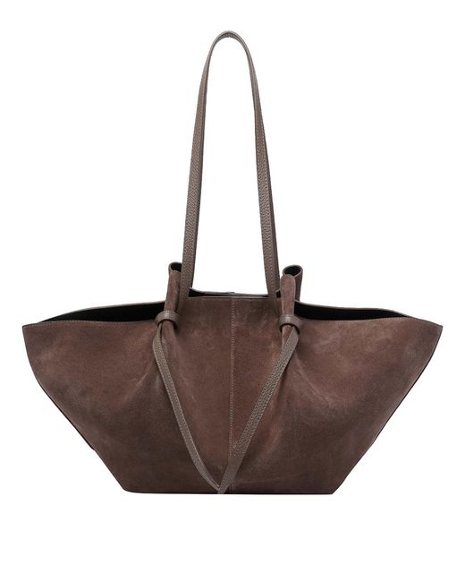 Yuzefi Brown Large Mochi Shoulder Bag