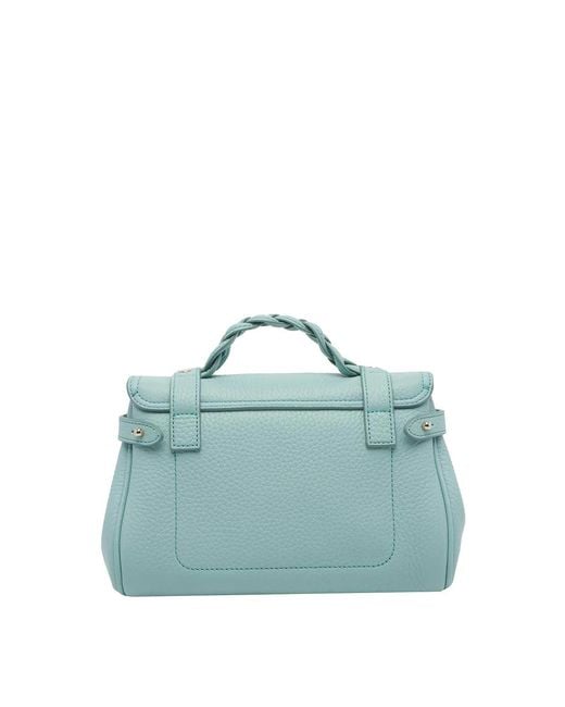 Mulberry Blue Mini Alexa Handbag