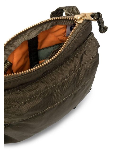 Porter-Yoshida and Co Gray Logo Patch Cross Body Bag for men