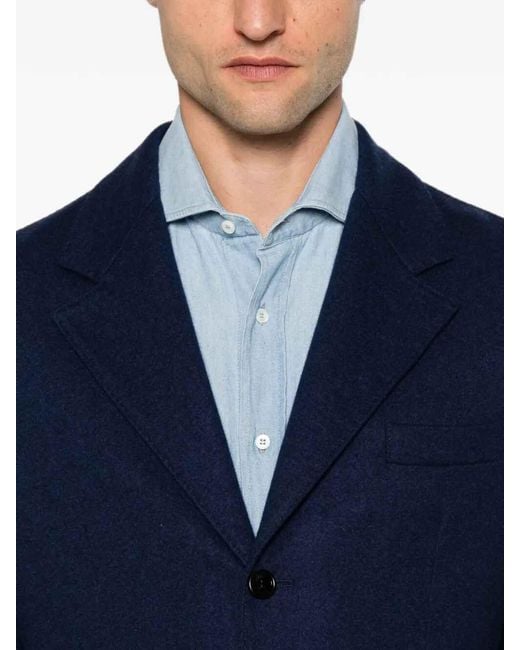 Brunello Cucinelli Blue Blazer for men
