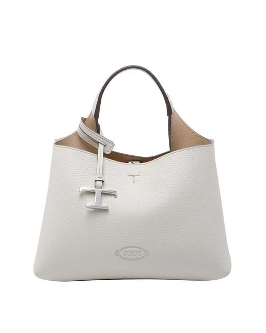 Tod's Gray Micro Leather Bag