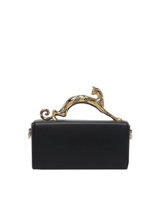 Lanvin Blue Nano Pencil Cat Handbag