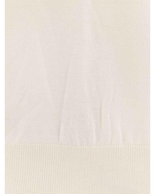 Boss White Silk Wool Shirt And Cashmere for men