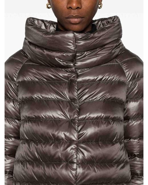 Herno Brown Sofia Short Down Jacket