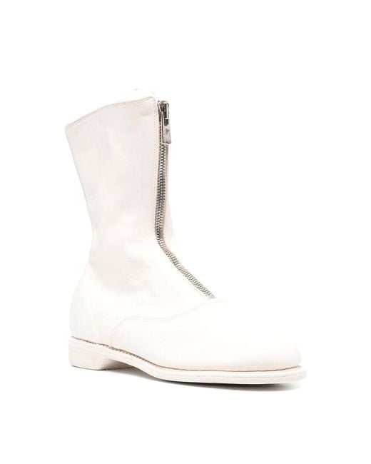 Guidi White Boots