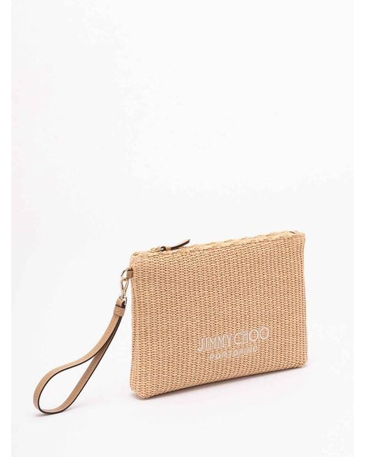 Jimmy Choo Natural Exclusive Edition Portofino Pouch