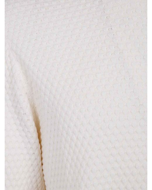 Gran Sasso White Long Sleeves Jacket for men