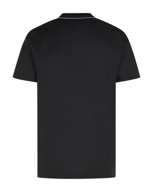 Dolce & Gabbana Black Cotton T-Shirt for men