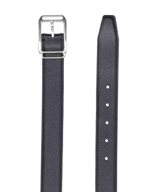 Tom Ford White Logo Belt for men