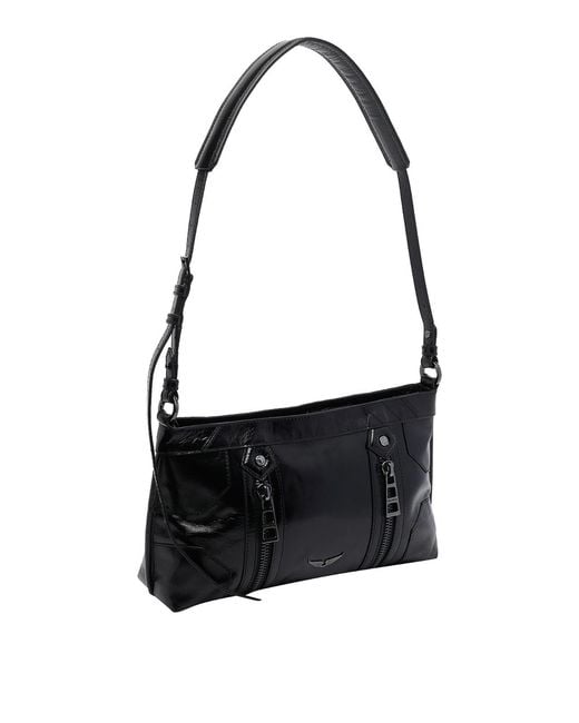 Zadig & Voltaire E Bblack Sunny Moody Vintage Crossbody Bag