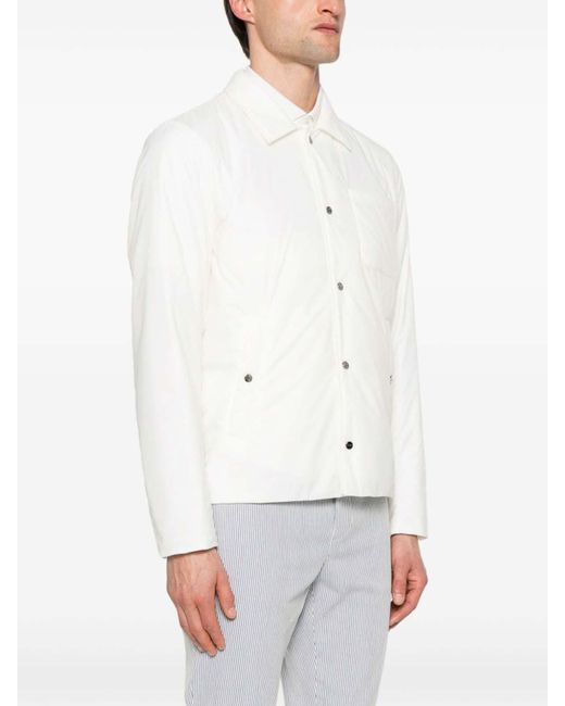 Herno White Waterproof Jacket for men